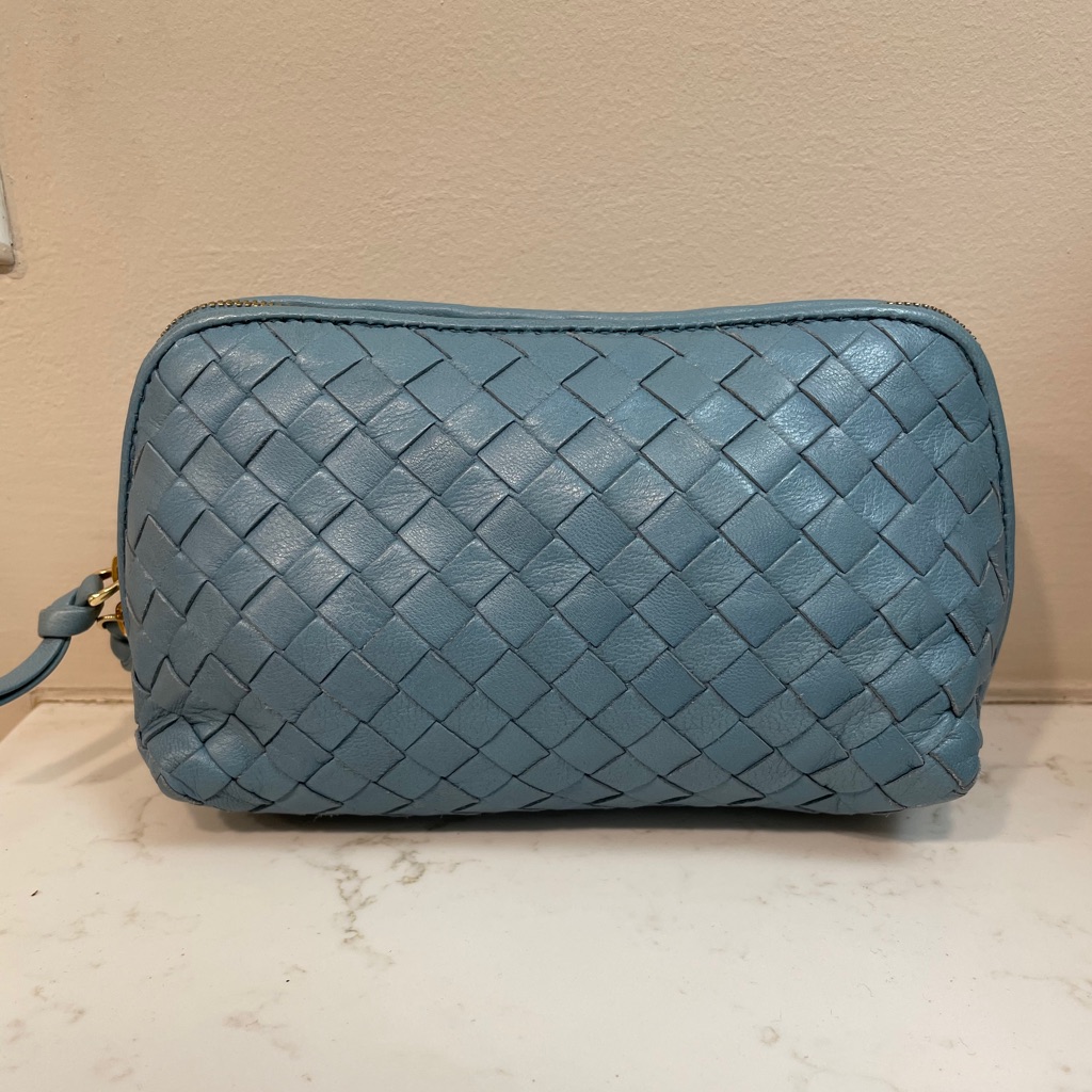 Bottega Veneta Woven Cosmetic Case